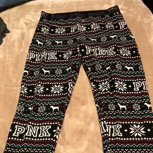 NWOT pink pajama leggings